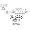 MTS 04.3448 Catalytic Converter